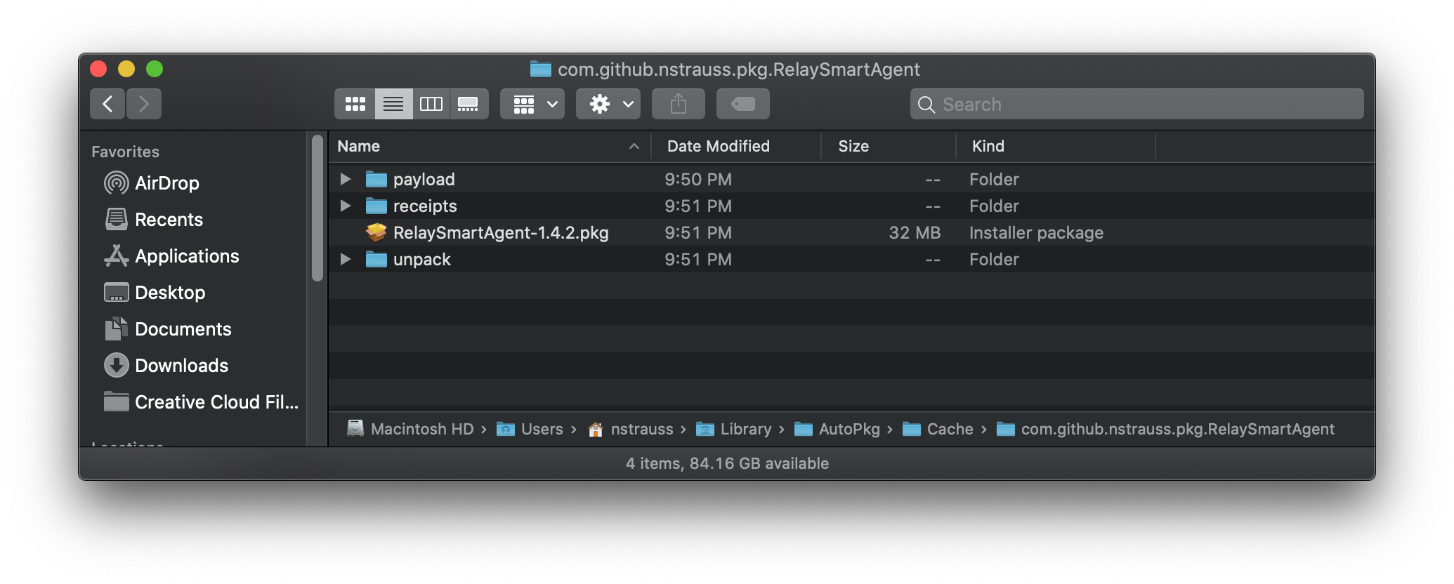 Autopkg relay agent 1